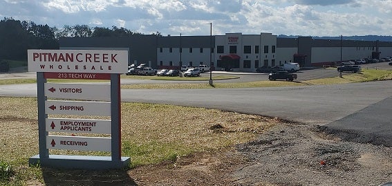 Pitman Creek Wholesale, located in Stanford, Kentucky.